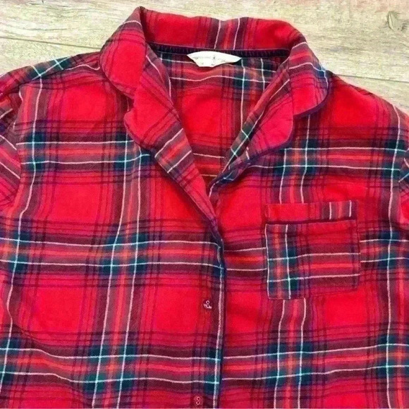 Day dreams duvet days plaid woman’s sleep gown/shirt size 14 - Picture 3 of 4